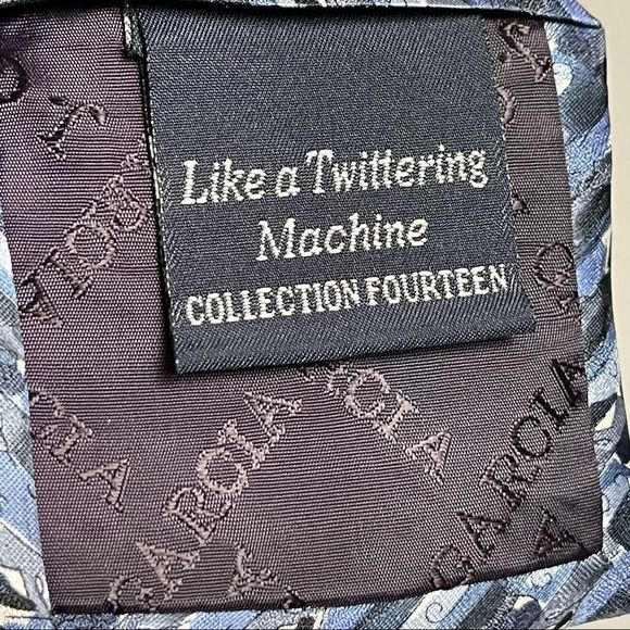 J. Garcia “Like A Twittering Machine” Tie - Picture 5 of 5